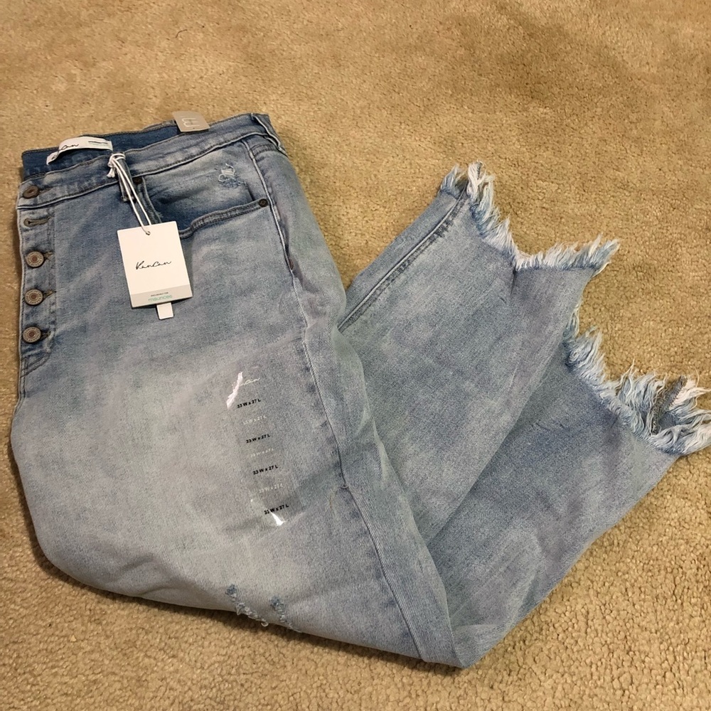 KanCan Jeans. High rise ankle straight. Size 33x27. Brand new with tags.